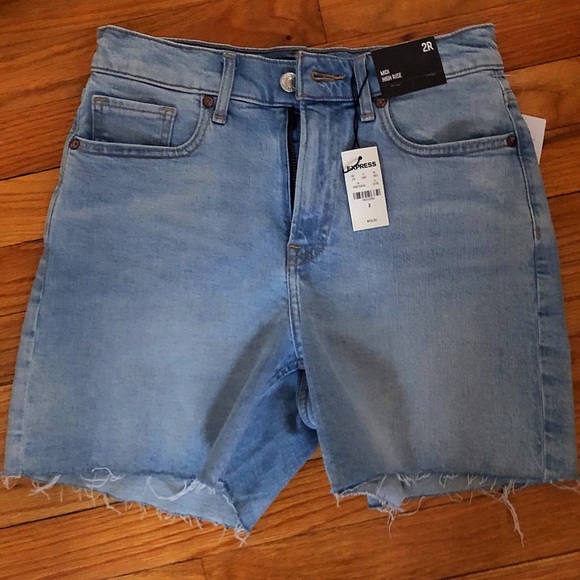 3 PC NWT Express High Waisted Denim Shorts Bundle - Picture 4 of 10